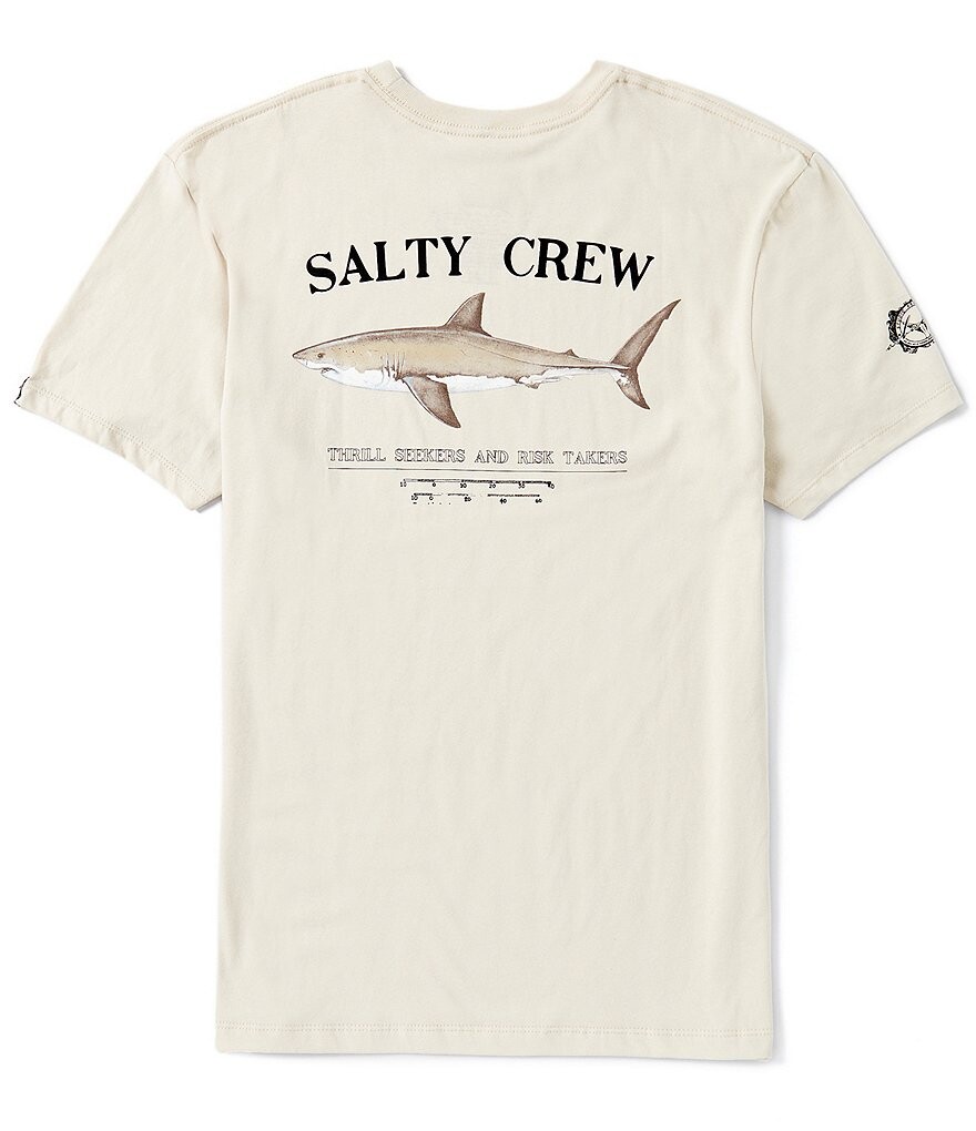 

Футболка Salty Crew с короткими рукавами «Брюс», слоновая кость