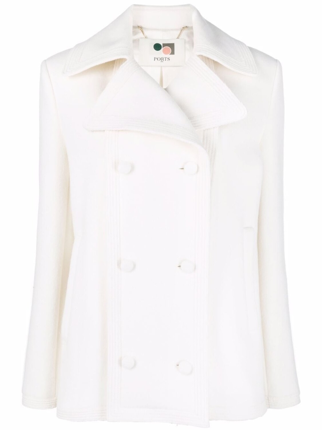 

Ports 1961 двубортное пальто, белый