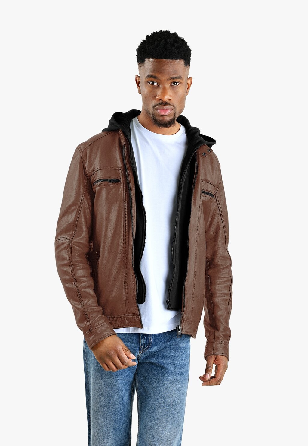 

Куртка кожаная Oakwood