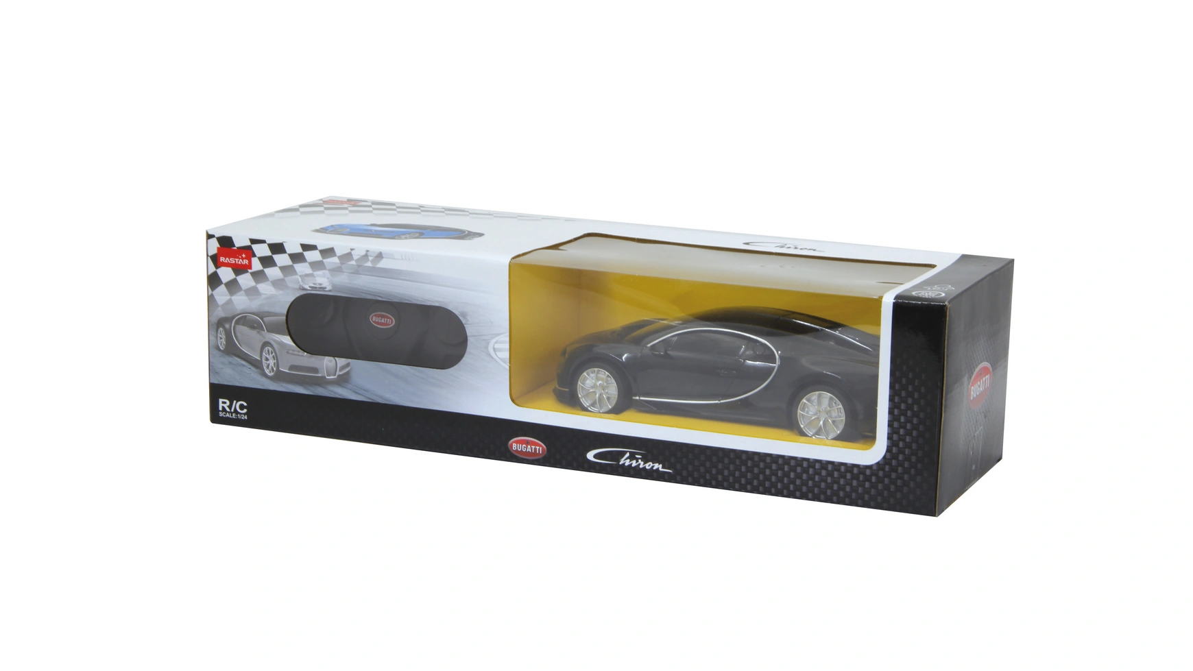 

Jamara Bugatti Chiron 1:24 черный 27 МГц