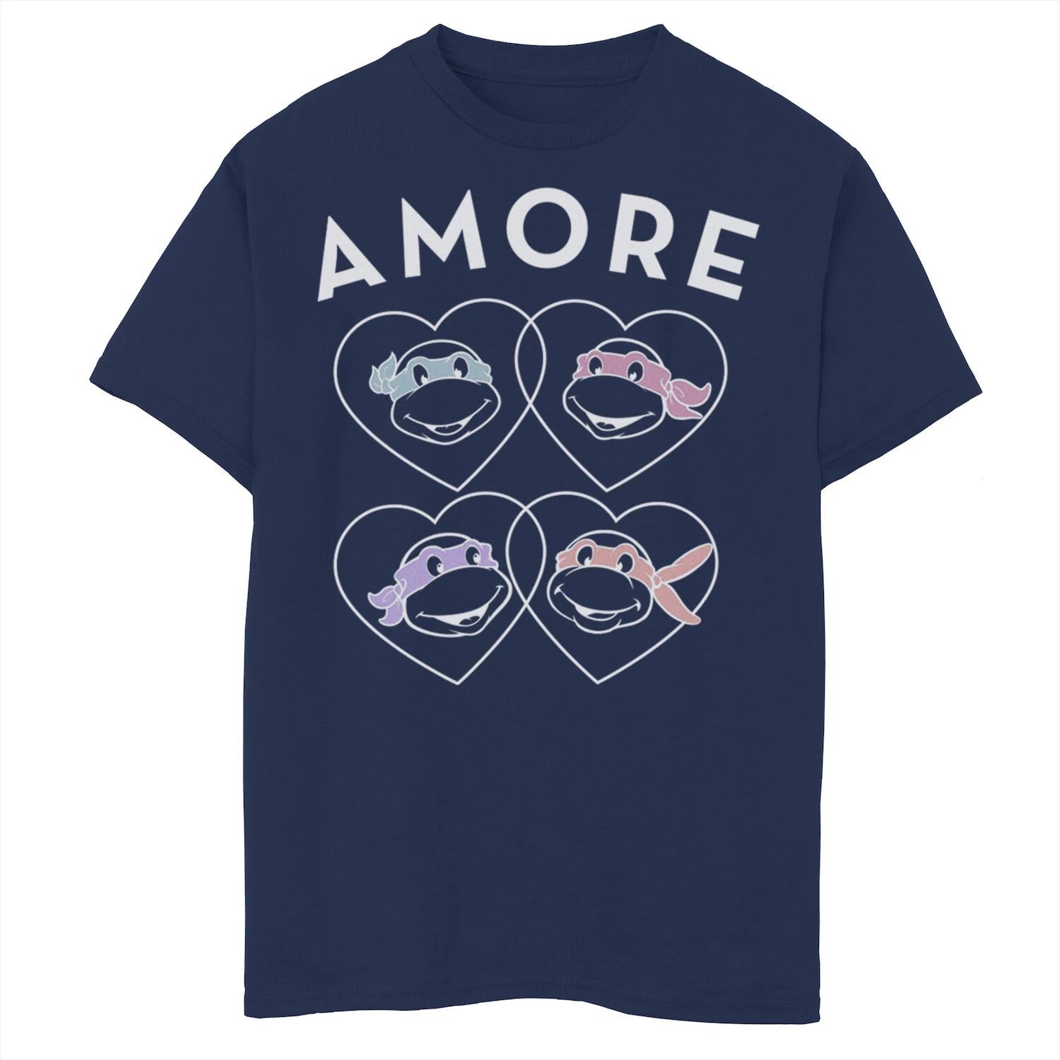 

Футболка Nickelodeon Teenage Mutant Ninja Turtles Amore Heart Group для мальчиков 8–20 лет Licensed Character