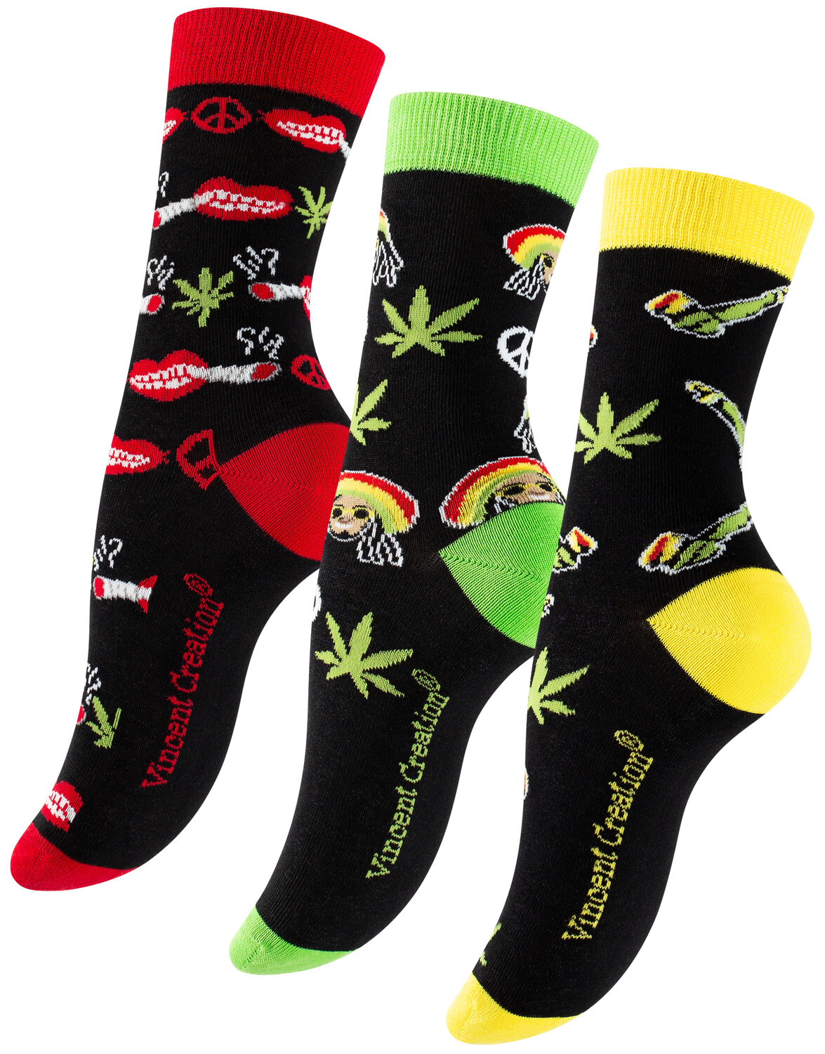 

Носки Vincent Creation Rasta 3 шт, красочный