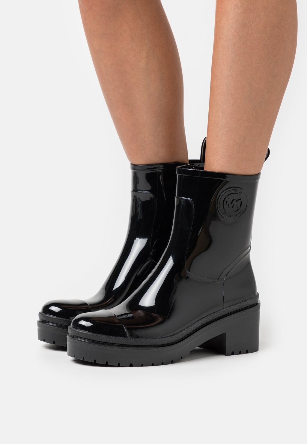 резиновые сапоги michael michael kors черный Сапоги резиновые KARIS RAINBOOT MICHAEL Michael Kors, черный