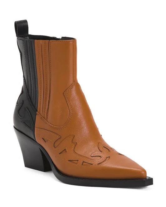 

Кожаные ботильоны Ramson Western Dolce Vita, коричневый/черный