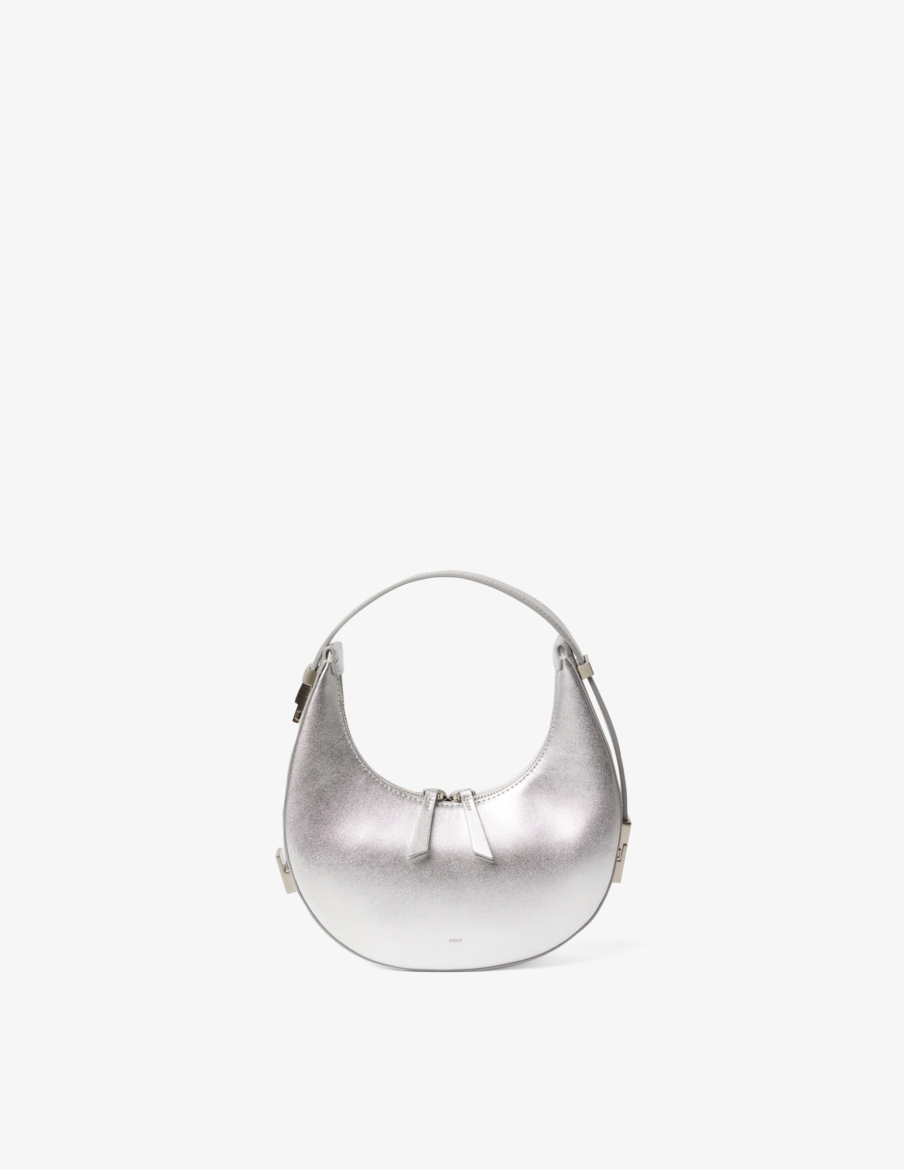Мини-сумка Toni в форме полумесяца OSOI, серебряный