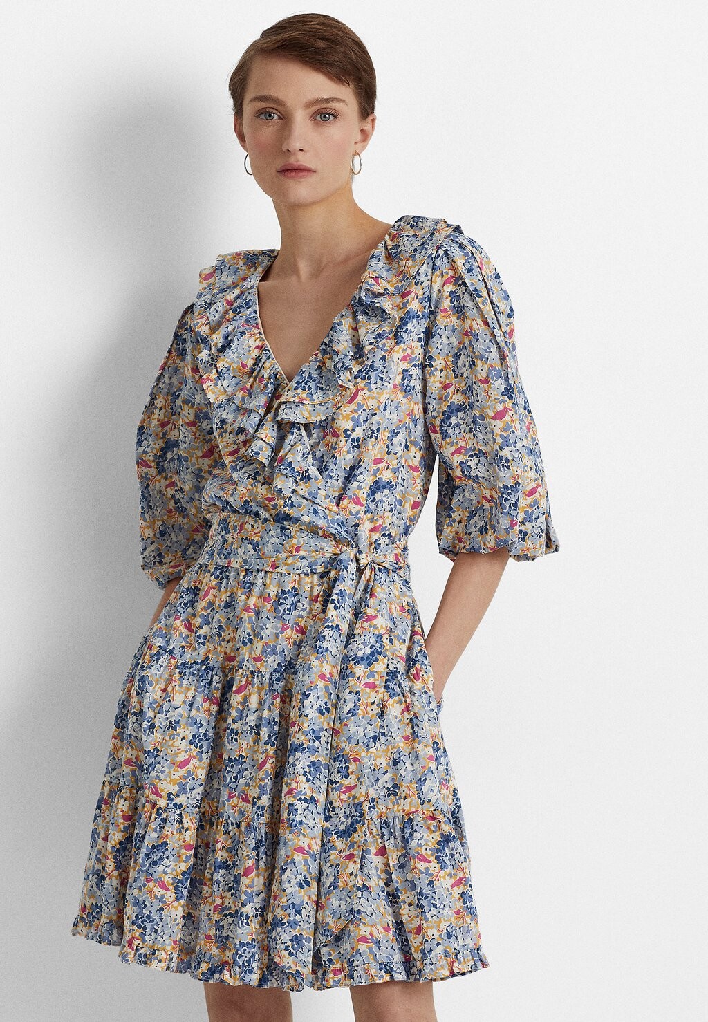 

Летнее платье Lauren Ralph Lauren, синий/розовый