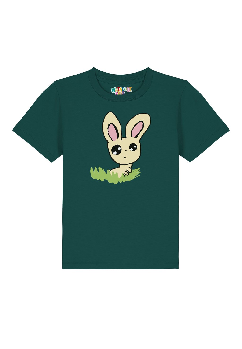 

Футболка с принтом OSTERHASE IM GRAS Watapparel, цвет glazed green