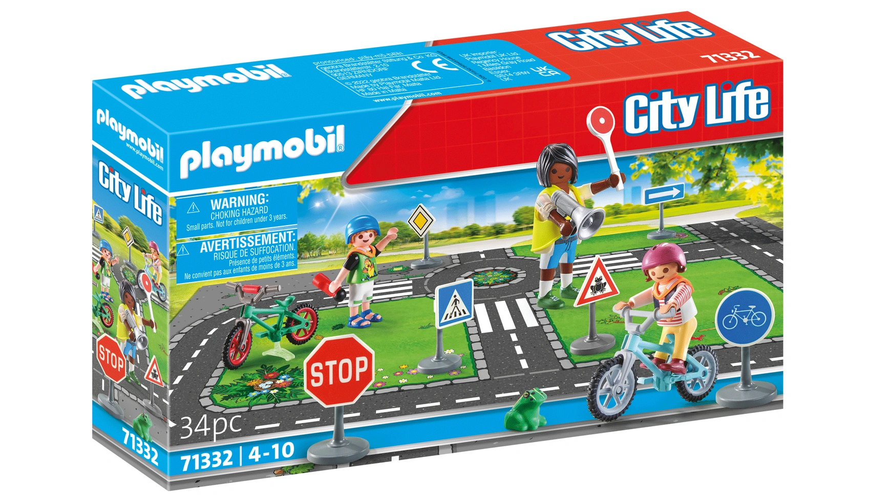 Городская жизнь велосипедная дорожка Playmobil бизиборд городская жизнь 4250831