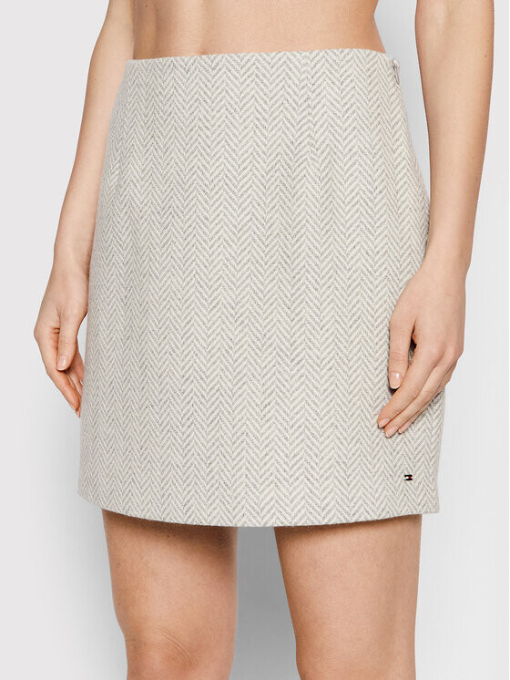 

Мини-Юбка стандартного кроя Tommy Hilfiger, серый