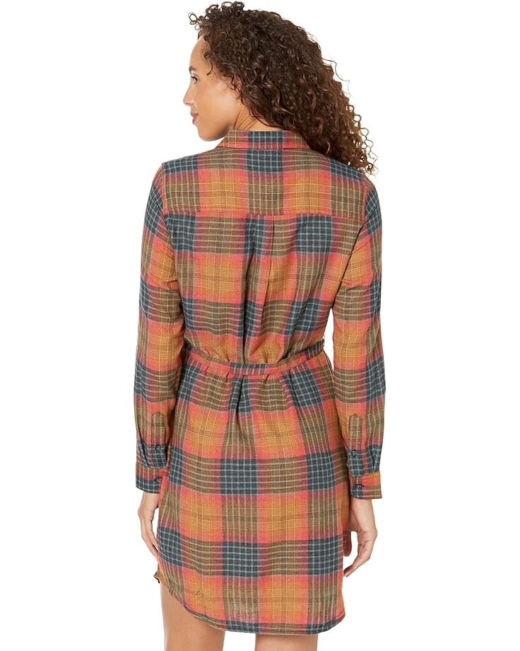 

Платье Toad&Co Re-Form Flannel Shirtdress, цвет Cedar Ombre