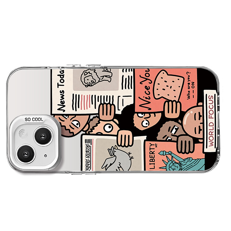 

Гены будущего Чехол для телефона Future Genes, IMD-Antique White-583505 Newspaper Onlookers