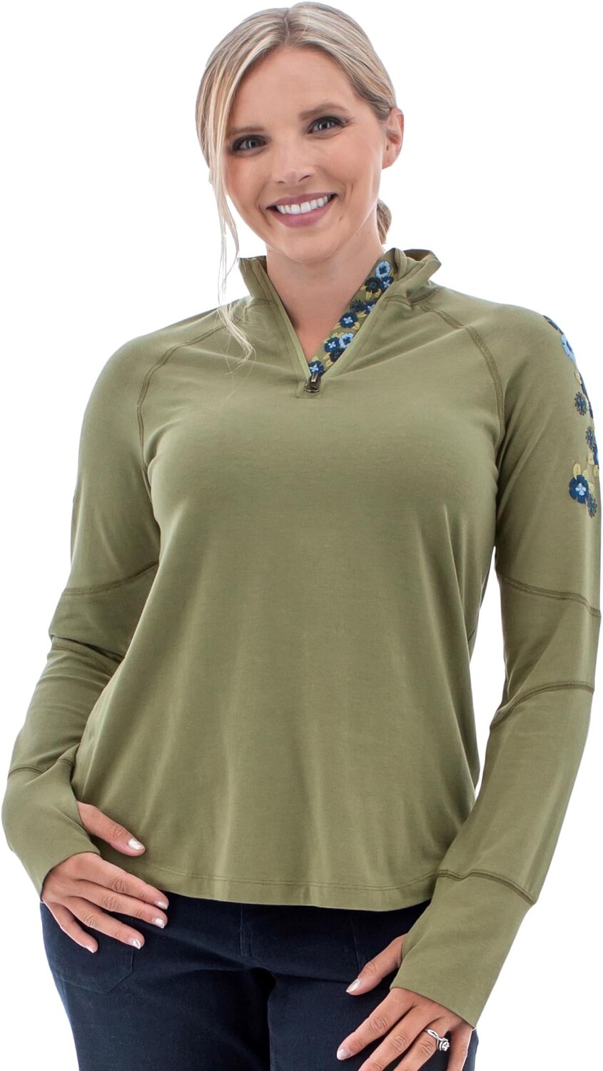 

Вдохновение, молния 1/4 Aventura Clothing, цвет Deep Lichen Green