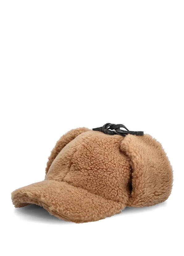

Коричневая женская шерстяная шляпа Brunello Cucinelli