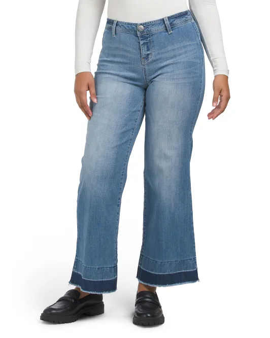 

Джинсы Tamar с широким свободным краем 1822 Denim, синий