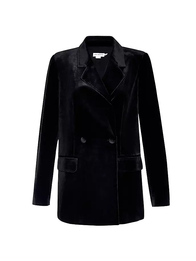 

Бархатный пиджак Boss 2.0 Good American, черный