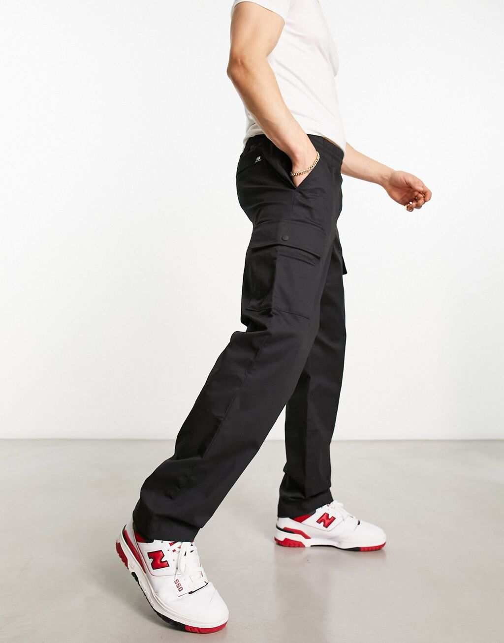 

Черные брюки карго New Balance Athletics, Черный