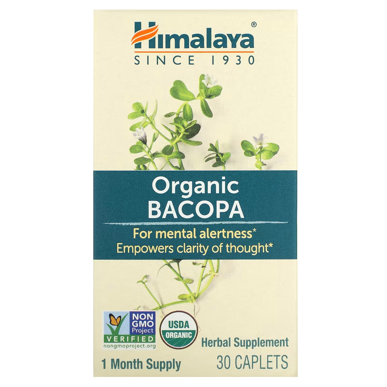 Himalaya Organic Bacopa 30 капсул