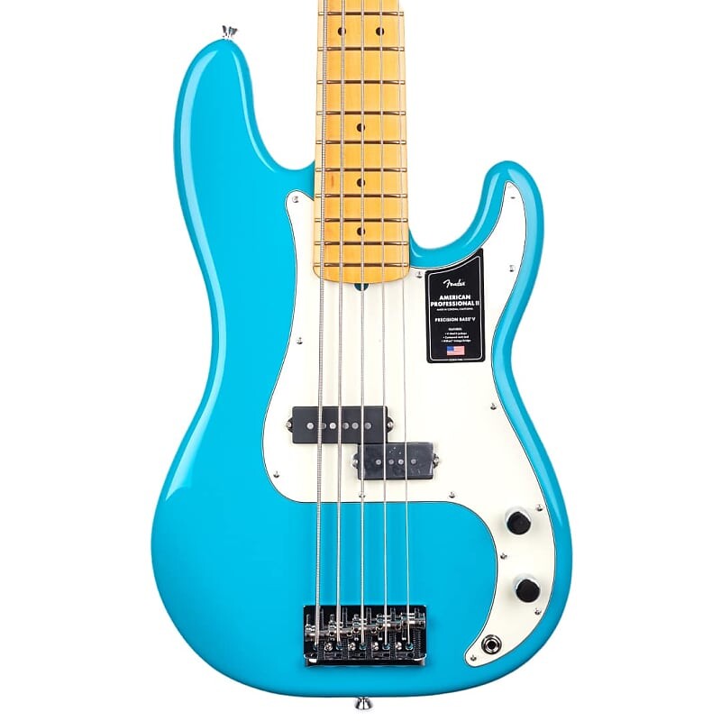 

Басс гитара Fender American Professional II Precision Bass V, Maple Fingerboard, Miami Blue - 9.8 pounds - US23039973 - Watch this bass to receive a special offer!