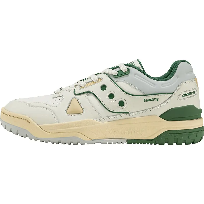 

Кроссовки классические унисекс Saucony Cross 90 PRM для спорта и отдыха, серый / зеленый