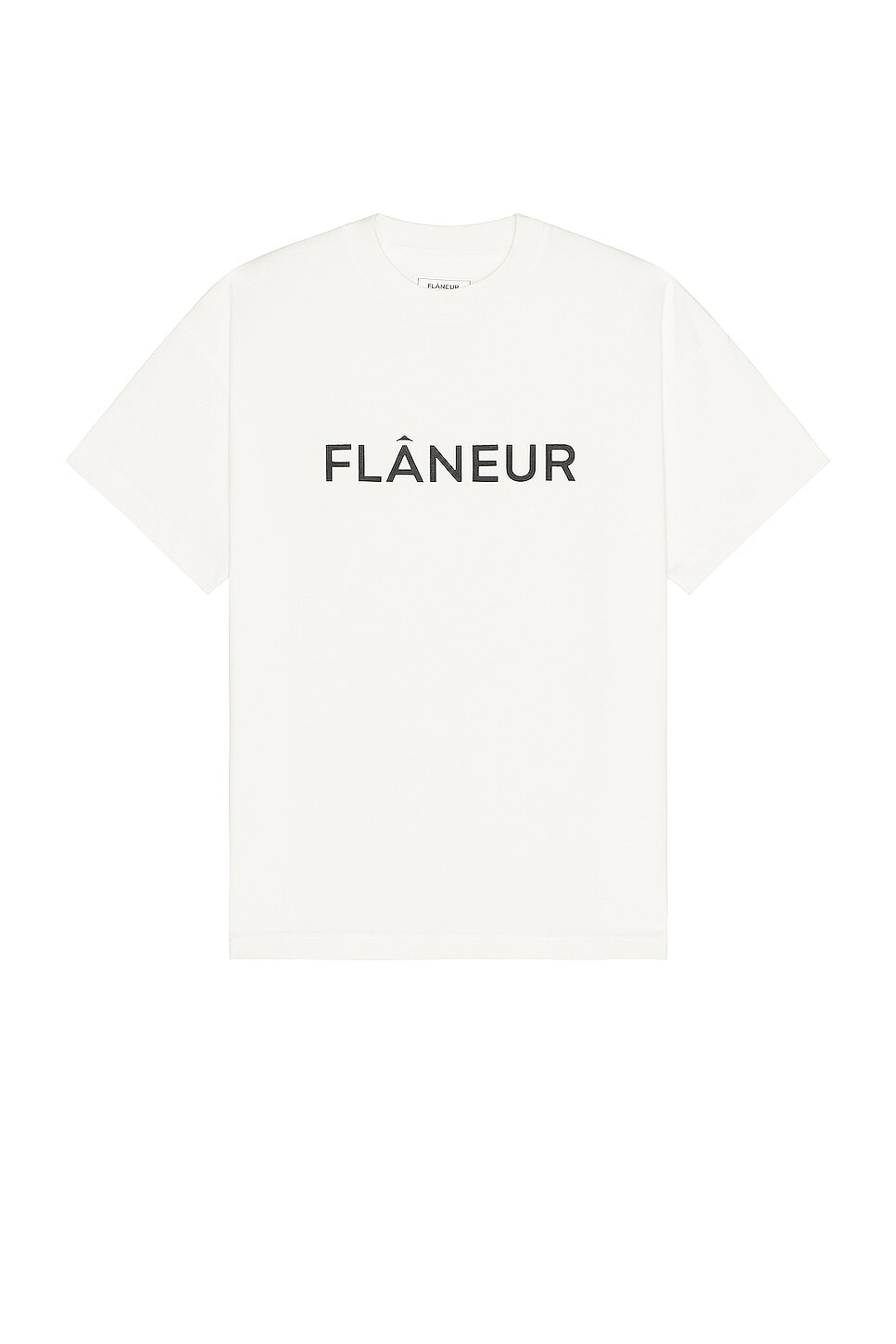 

Футболка FLANEUR Printed Logo T-shirt, белый