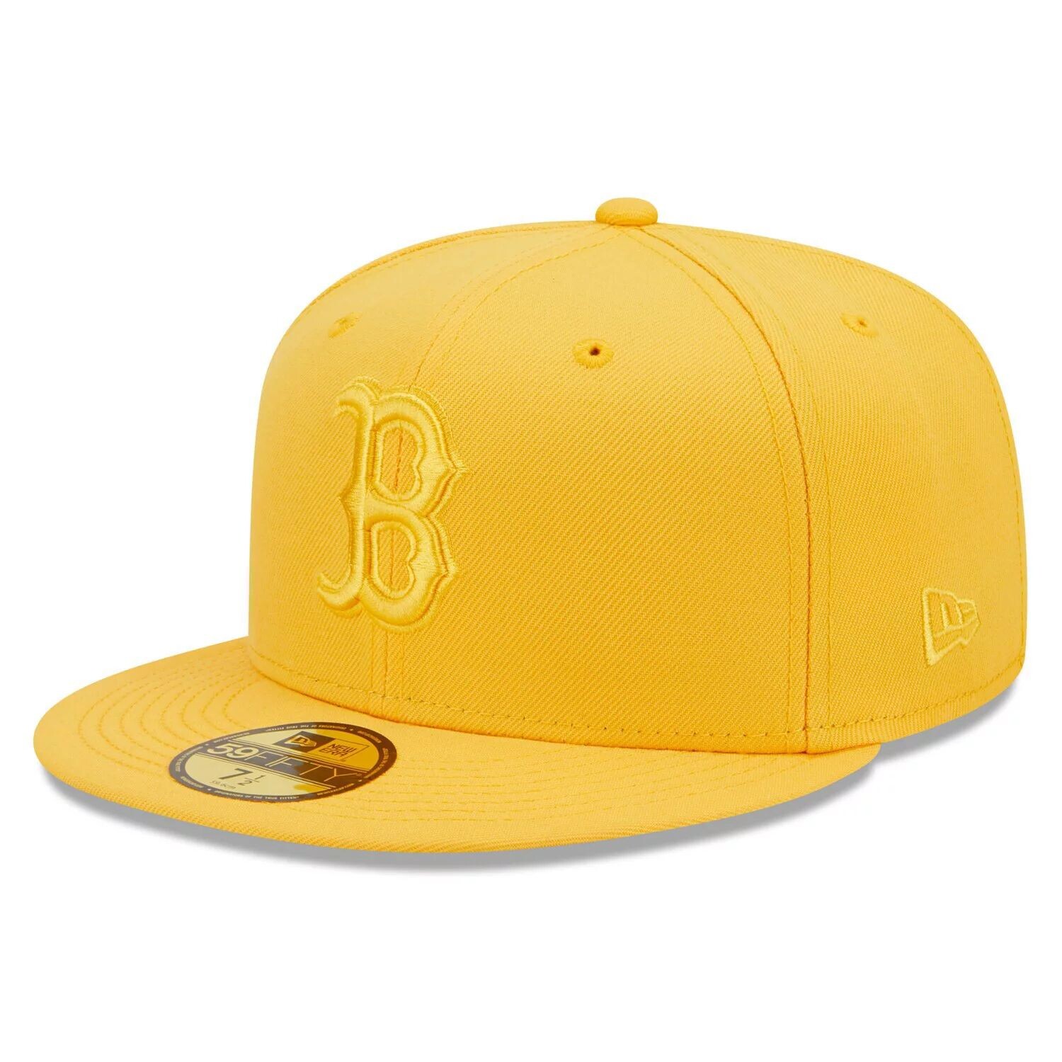 

Мужская приталенная шляпа New Era Gold Boston Red Sox в тон 59FIFTY