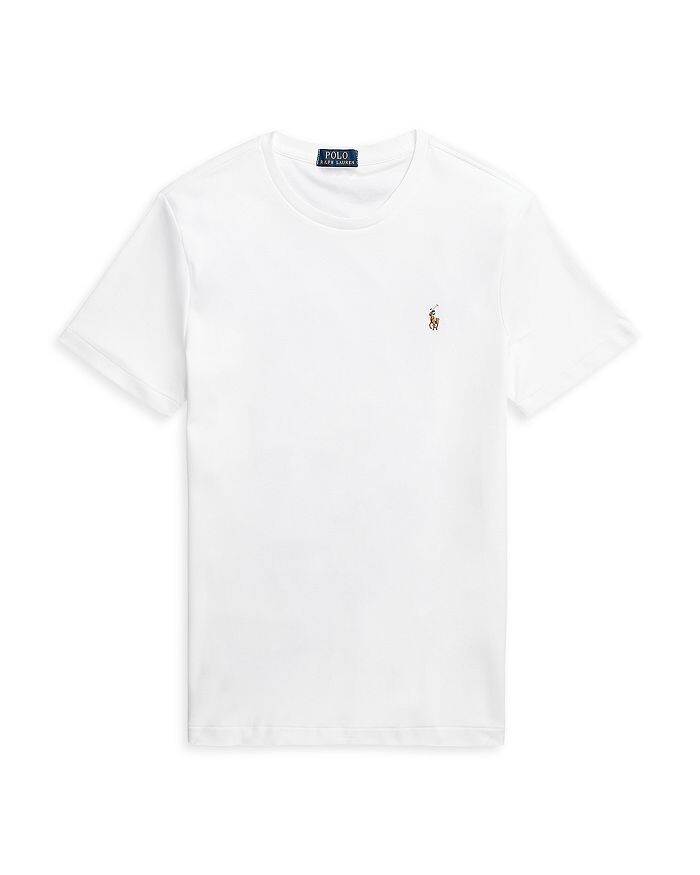 

Футболка Slim Fit из мягкого хлопка на заказ Polo Ralph Lauren, Белый