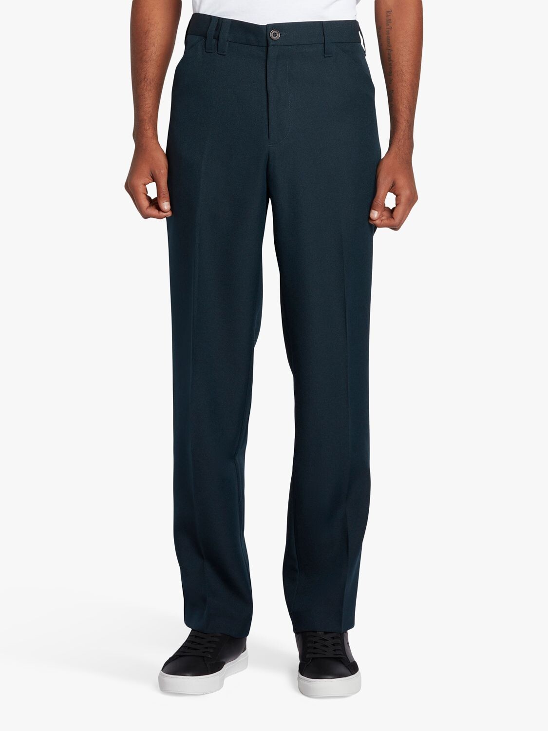 

Брюки прямого кроя Farah Ladbroke Hopsack, 412 True Navy