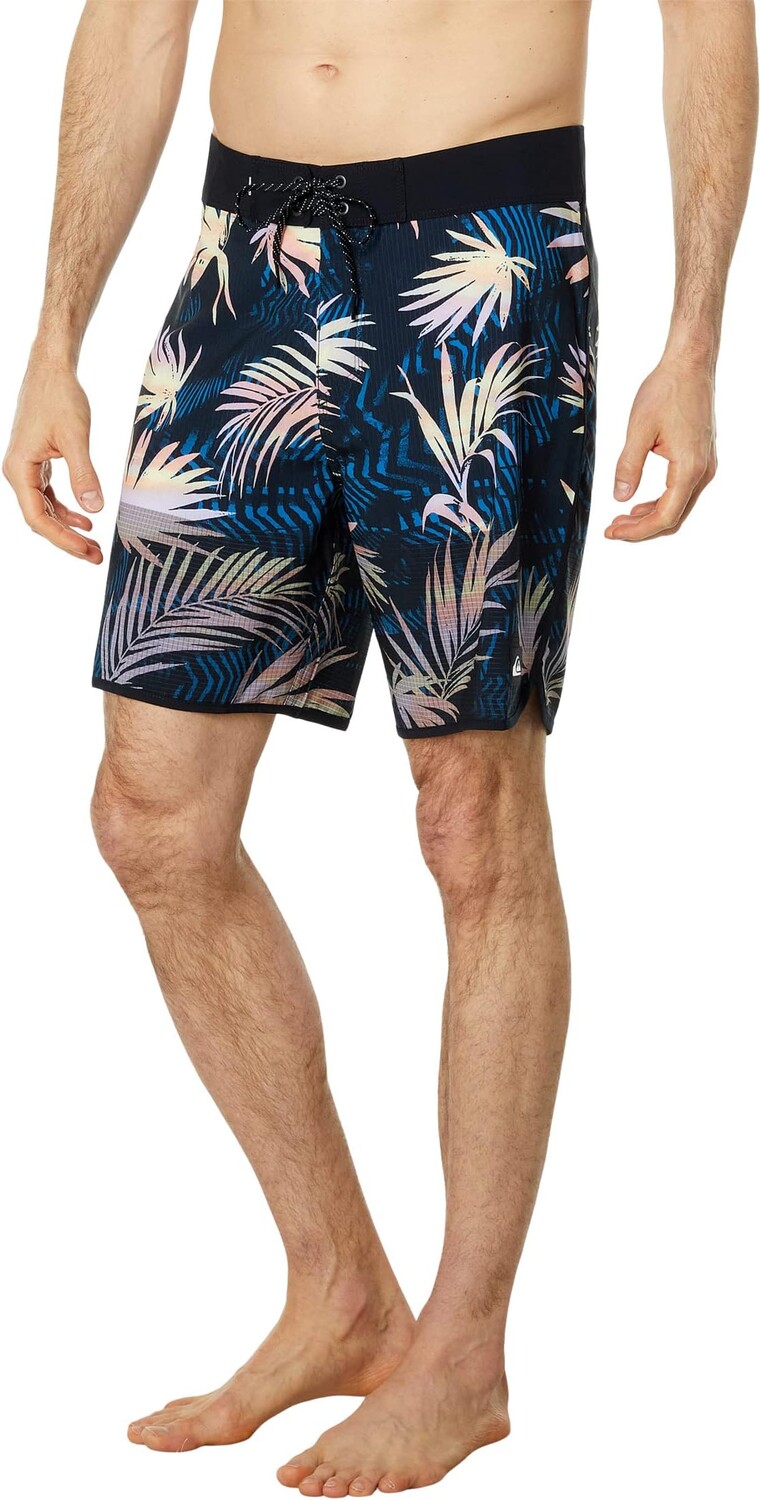 

Шорты для плавания Highlite с зубчатым краем 19 дюймов Quiksilver, черный