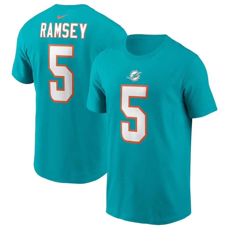 

Футболка с именем и номером Nike Miami Dolphins, аква