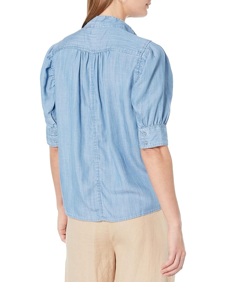 

Рубашка NIC+ZOE Femme Sleeve Denim Shirt, цвет Mineral
