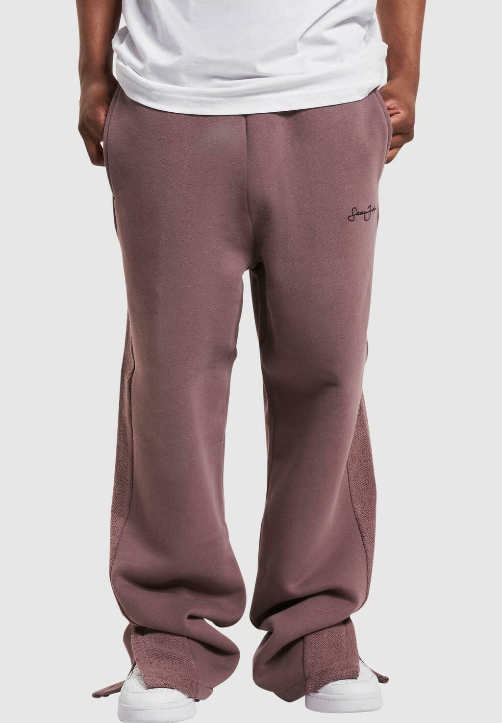 

Брюки Script Logo Back Slit Sean John, цвет dark taupe