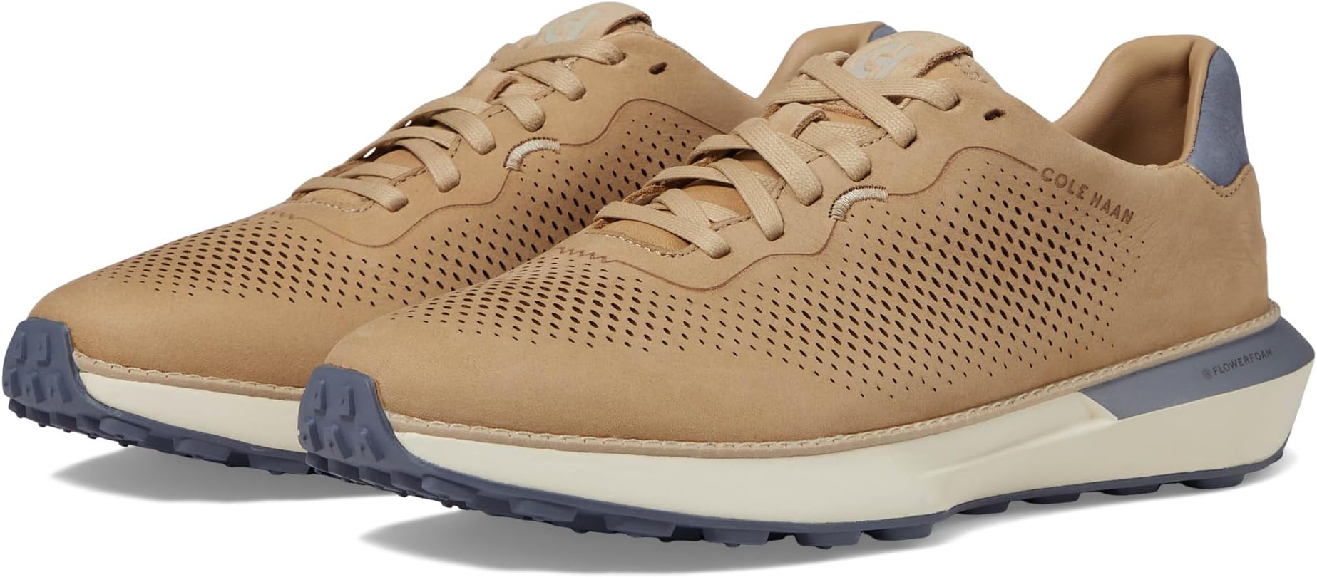 

Кроссовки Cole Haan Grandpro Ashland Laser Perf Sneakers, цвет Sesame/Ivory