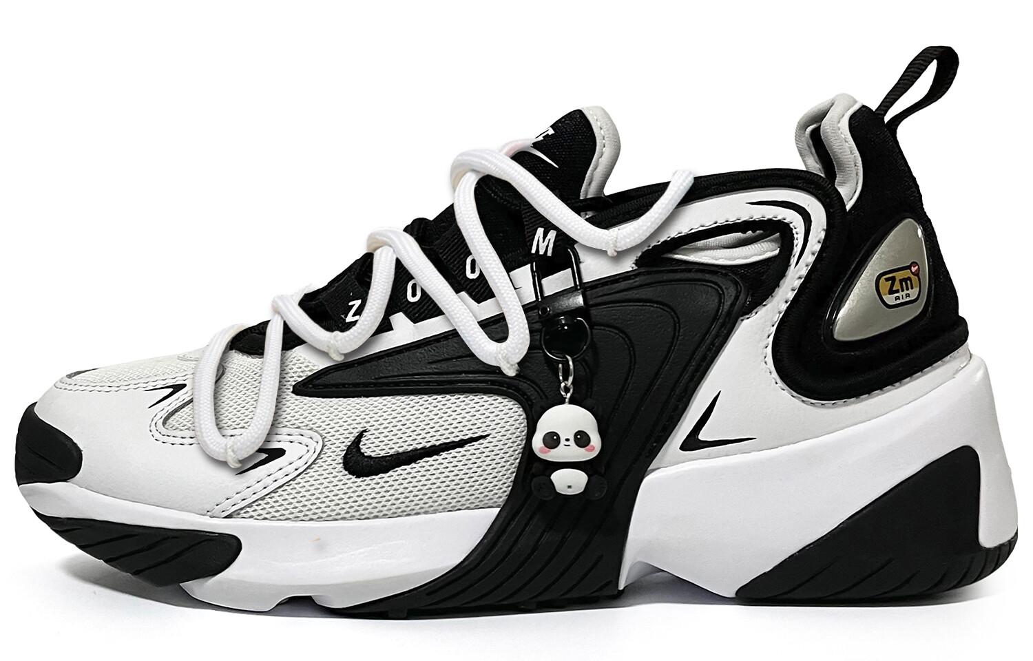 

Кроссовки Zoom 2K унисекс с низким верхом, черные/белые Nike