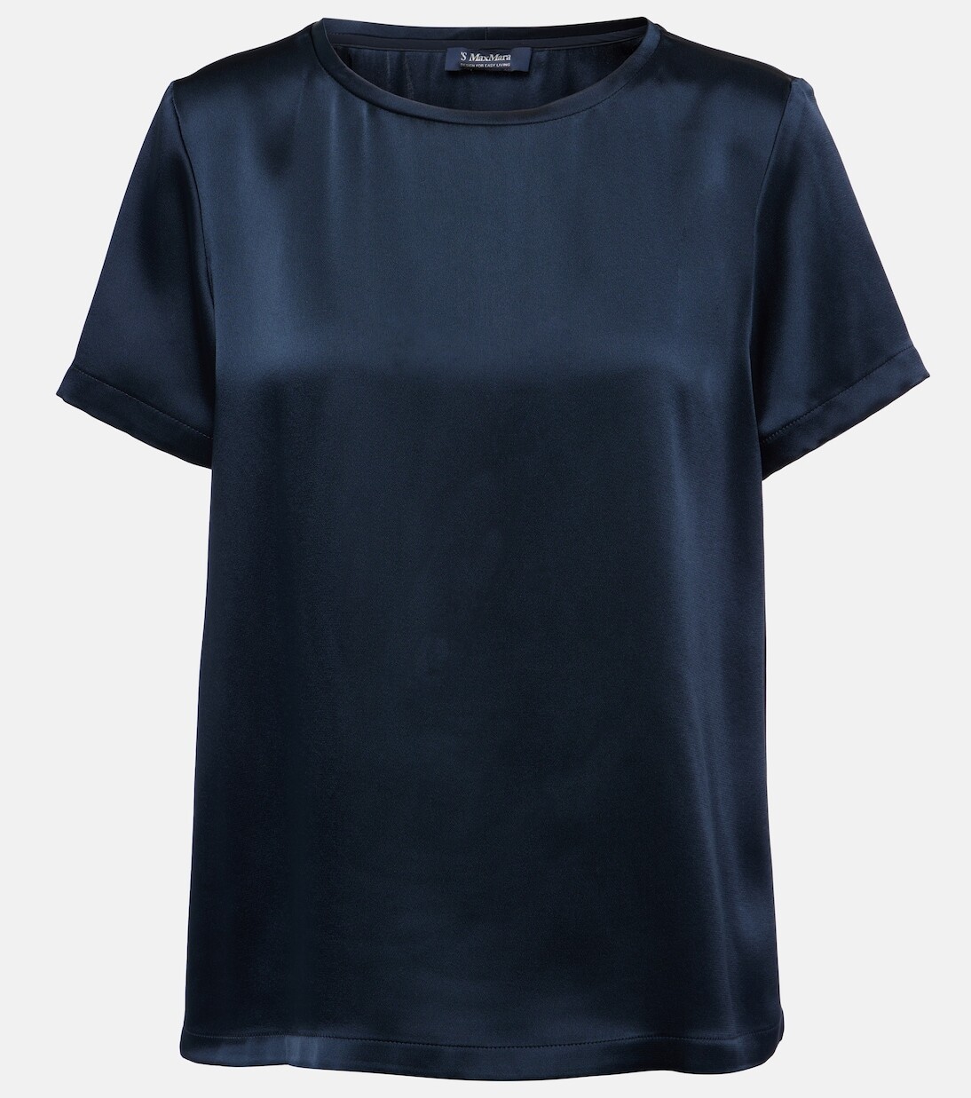 

Атласная футболка Rebecca 'S Max Mara, синий