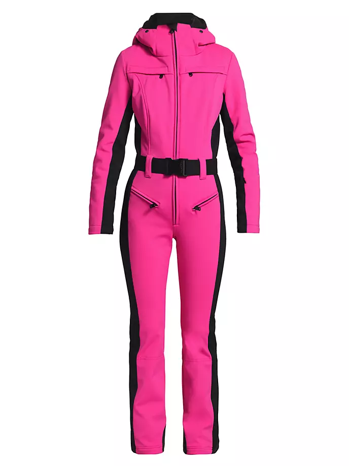 Лыжный комбинезон Parry из эластичной ткани с капюшоном Goldbergh, цвет passion pink