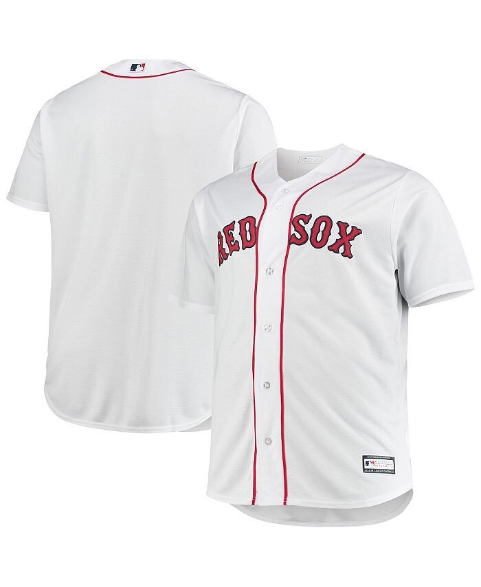 

Мужская белая футболка Boston Red Sox Big and Tall Home Replica Team Team Profile, белый