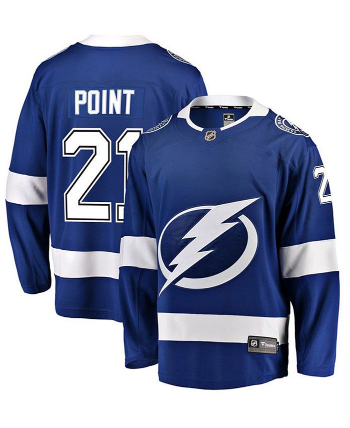 

Мужское джерси Brayden Point Tampa Bay Lightning Breakaway Player Authentic NHL Apparel, синий