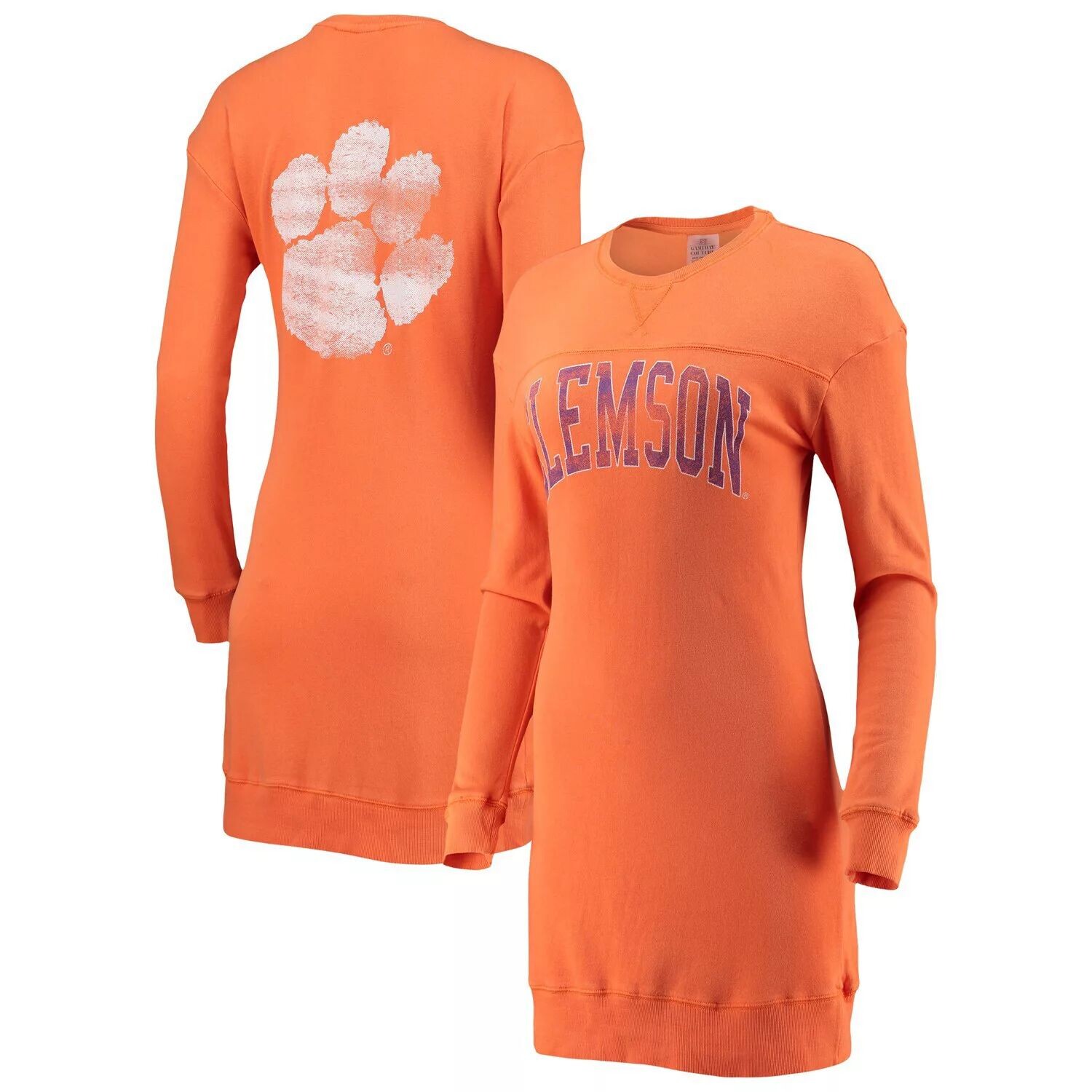 

Женское платье-свитшот Gameday Couture оранжевого цвета Clemson Tigers 2-Hit