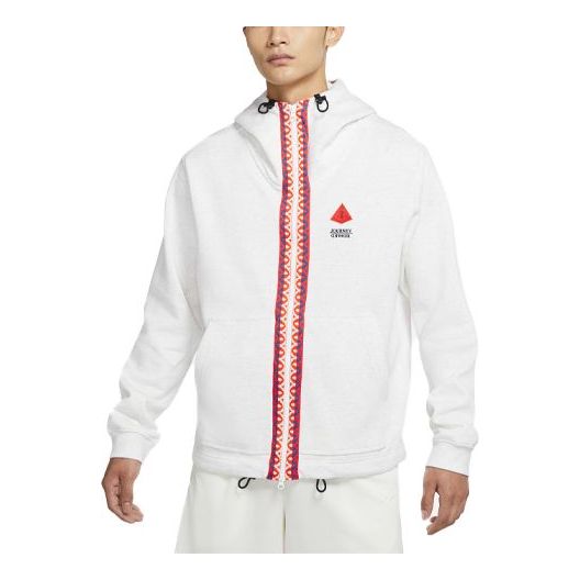 Куртка Men's Nike Sports Loose Hooded Casual Jacket White, белый