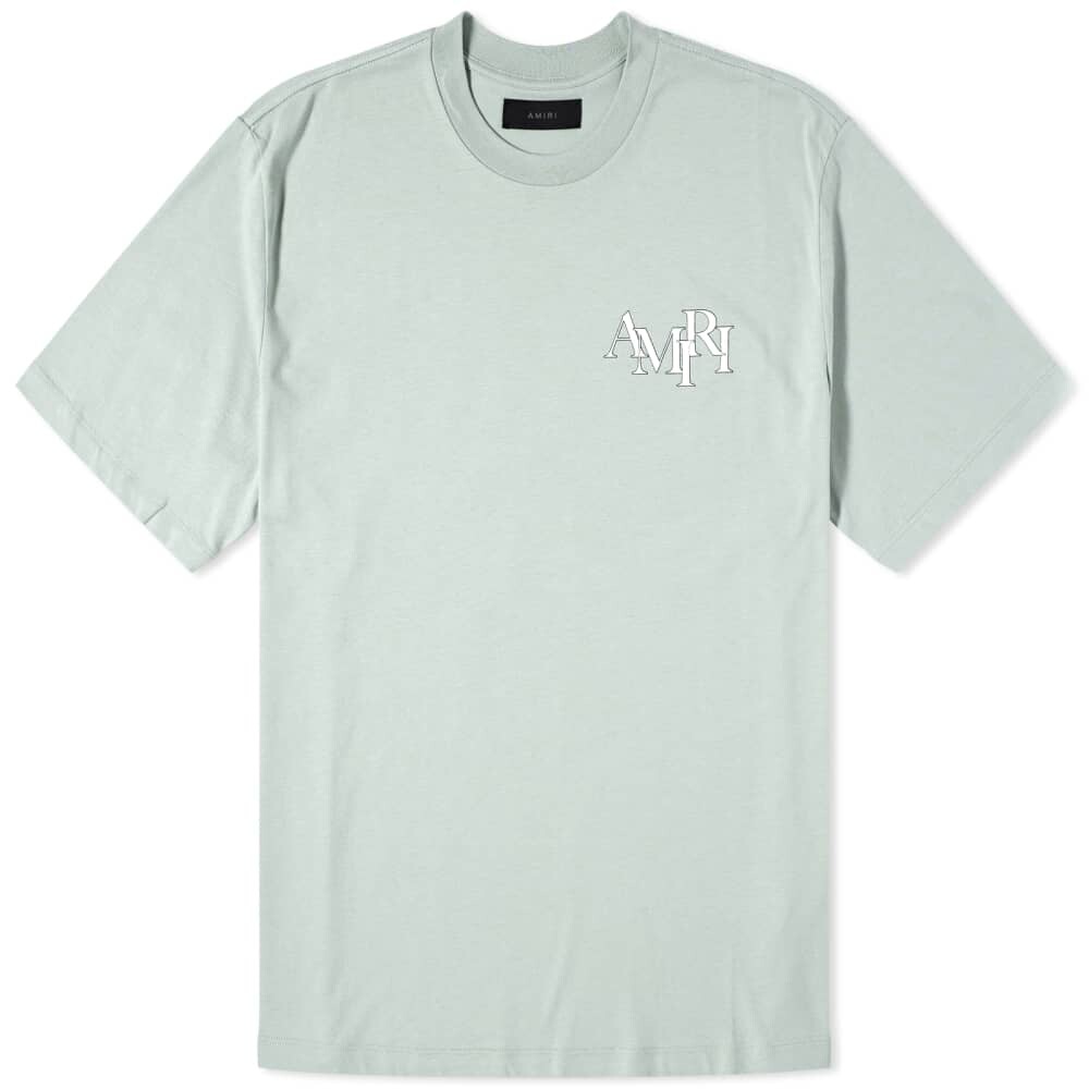

Футболка AMIRI с шахматным логотипом