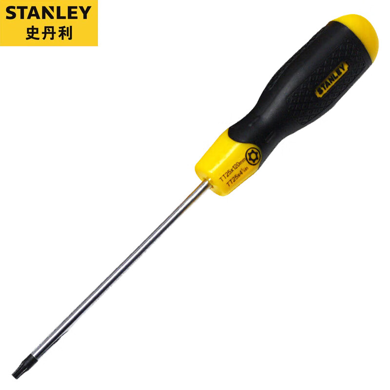 Отвертка Stanley с центральным отверстием. Отвертка с головкой Torx. Звездчатая отвертка TT25x120 мм 65-151-0-23.