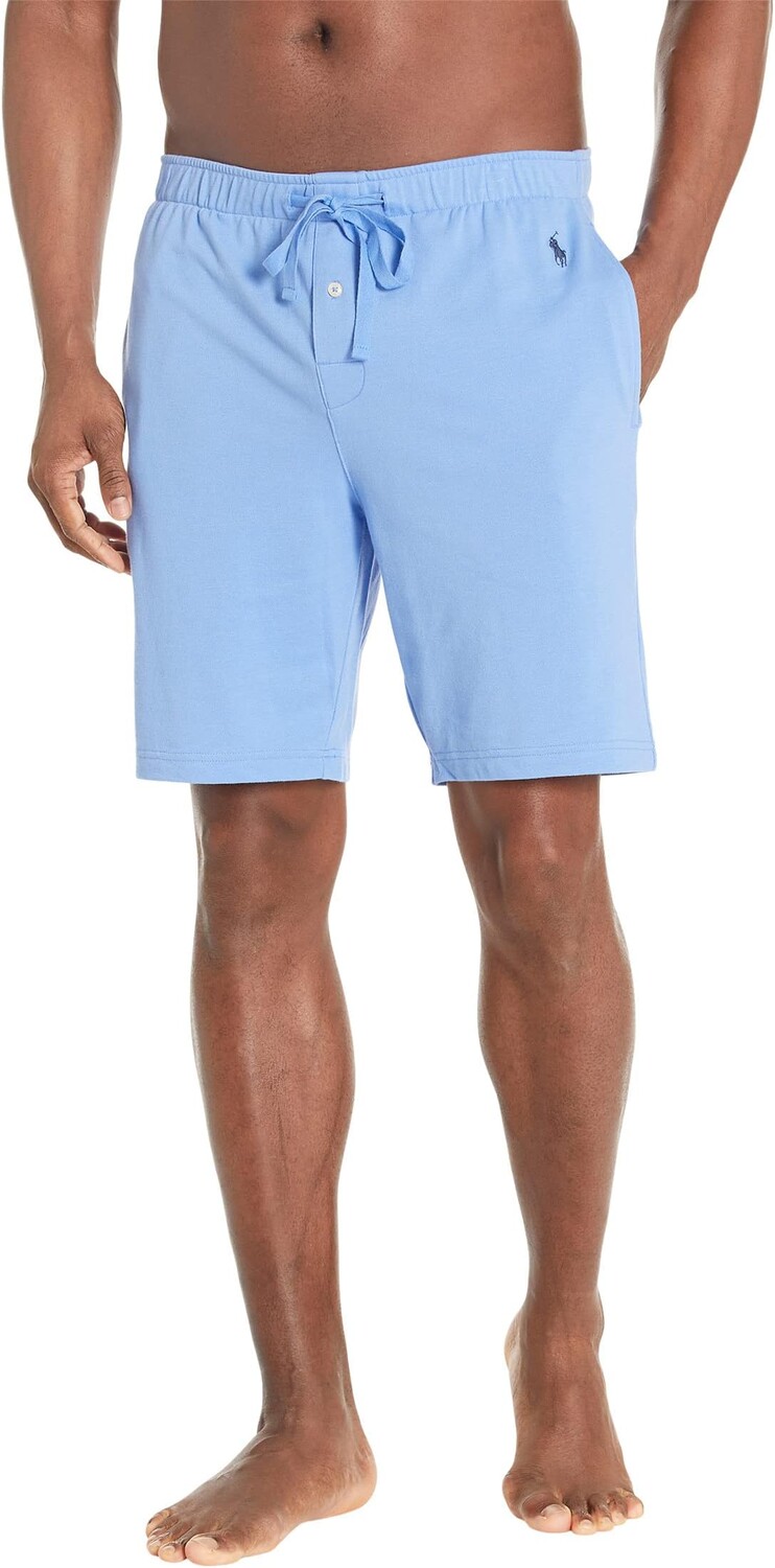 

Трикотажные шорты для сна из пике Polo Ralph Lauren, цвет Harbor Island Blue/Rustic Navy