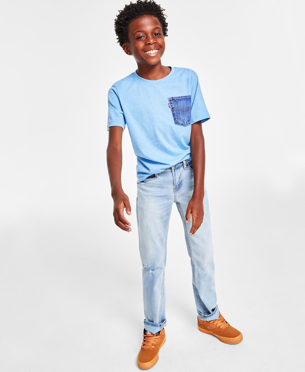 

Футболка с короткими рукавами и рисунком Big Boys Levi's