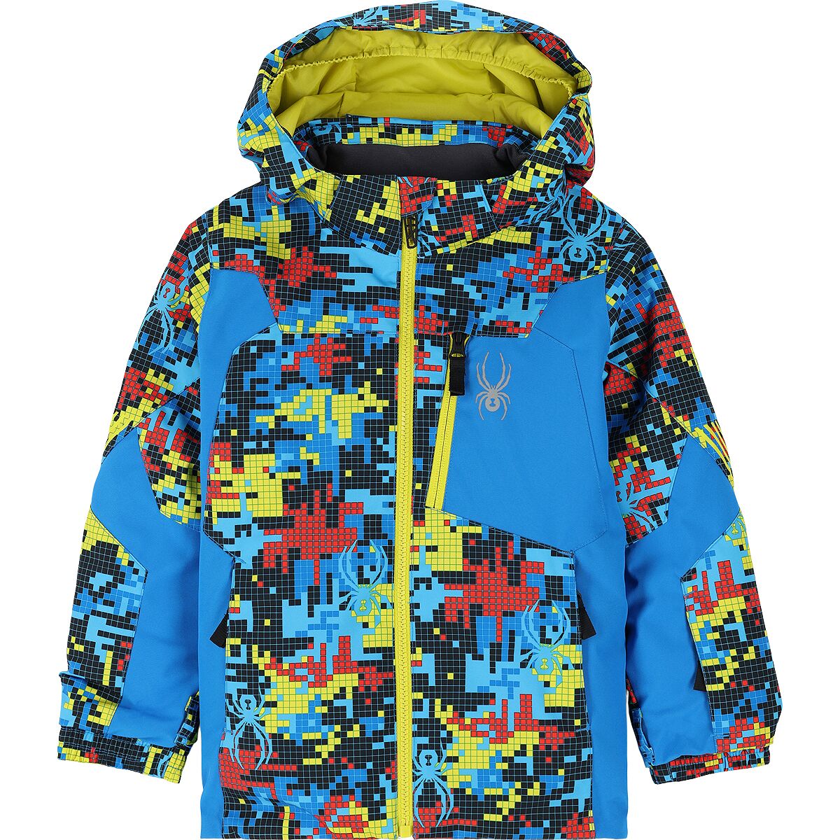 цена Утепленная лыжная куртка leader – для маленьких мальчиков Spyder, цвет digi bug
