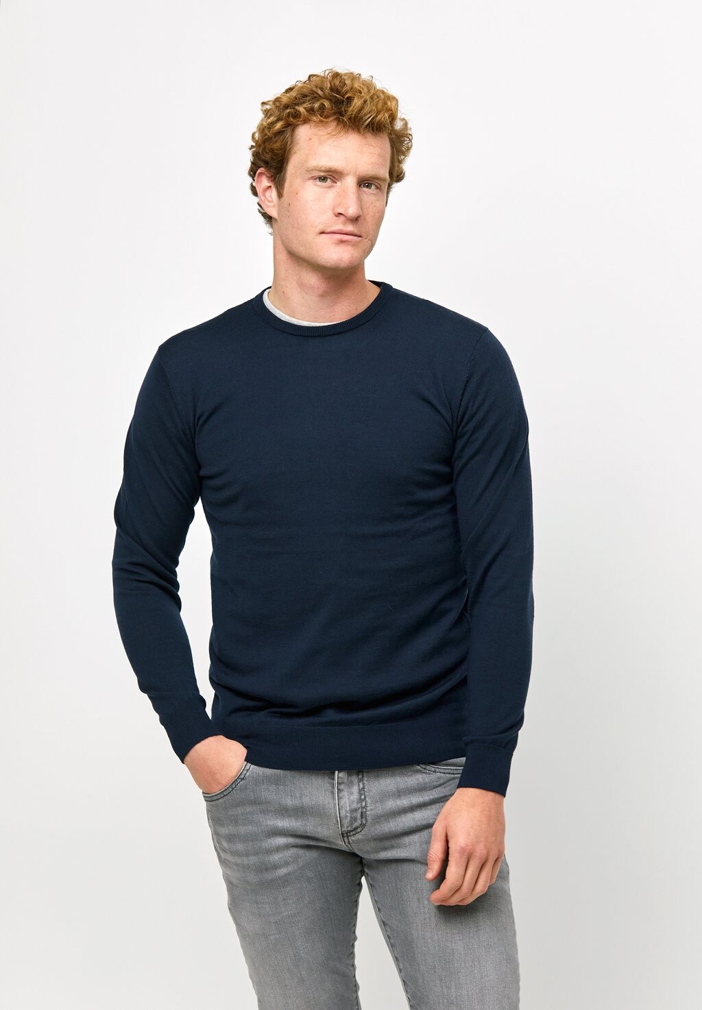 

Свитер Crew Neck PROFUOMO, цвет navy
