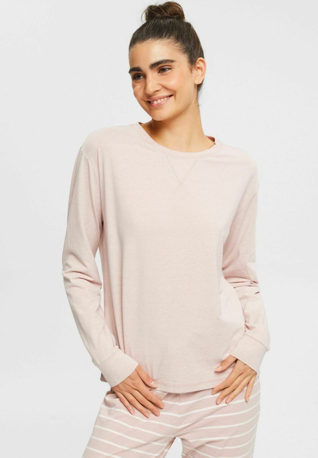 

Пижамный топ LONGSLEEVE Esprit, розовый
