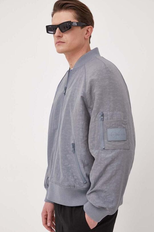 

Бомбер Calvin Klein Jeans, серый