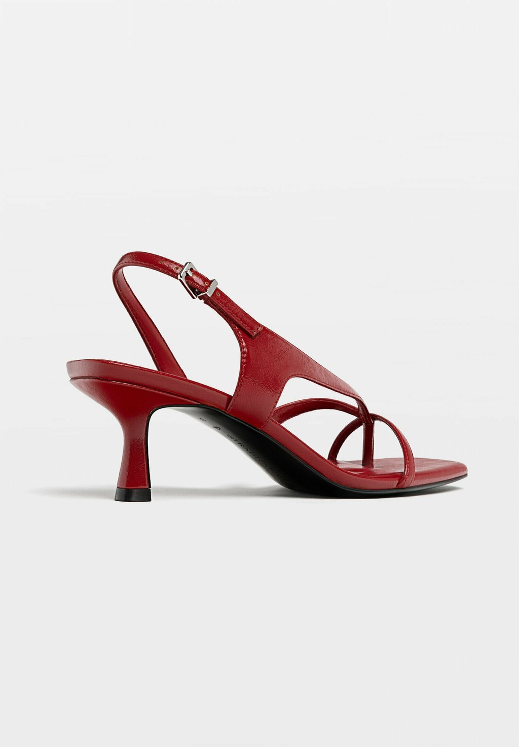 

Шлепанцы STRAPPY HEELED Stradivarius, красный