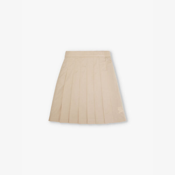 

Юбка из плиссированной саржи Ada 4-14 лет Burberry, серый