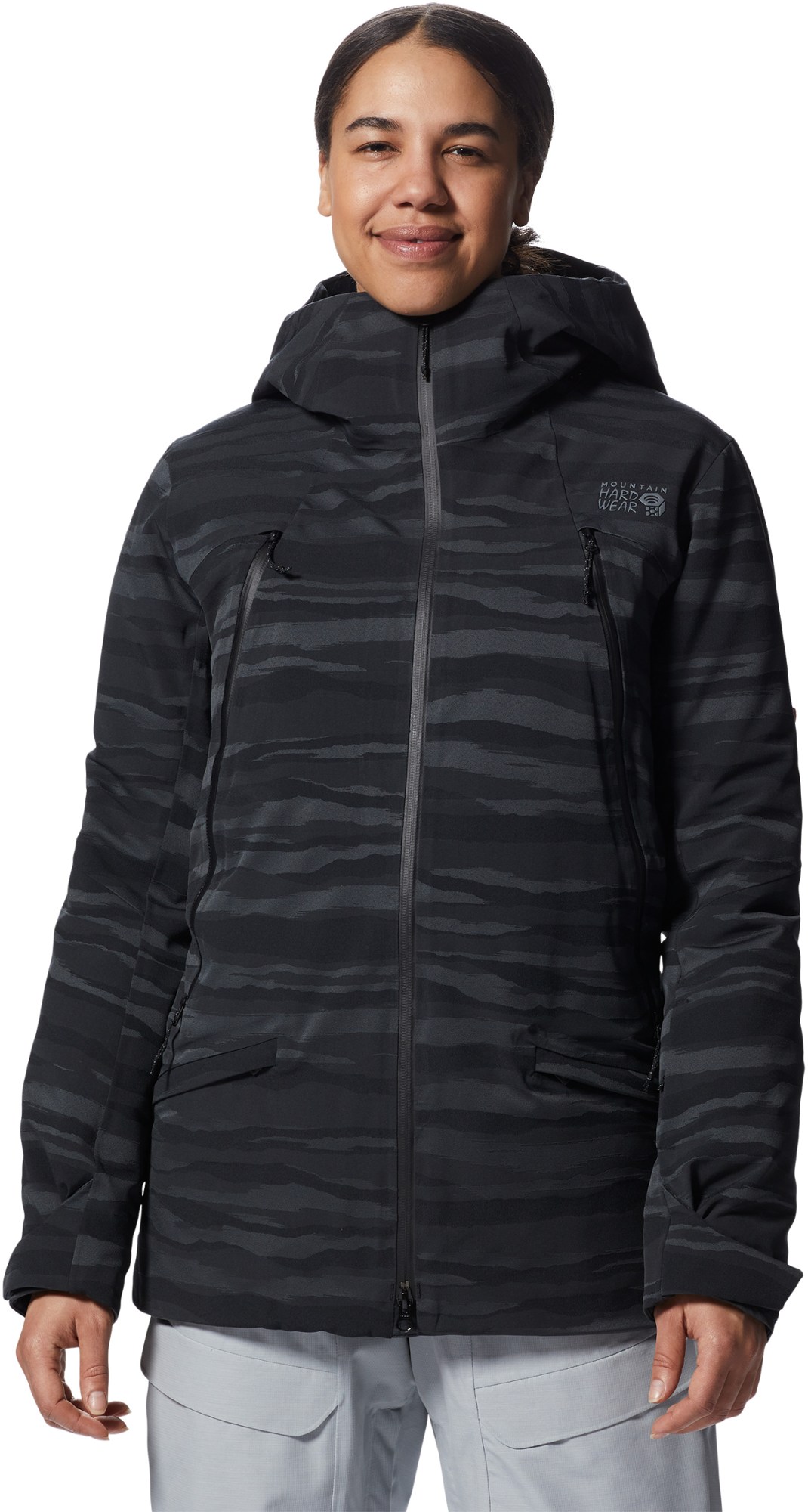 цена Утепленная куртка Powder Quest - женская Mountain Hardwear, черный